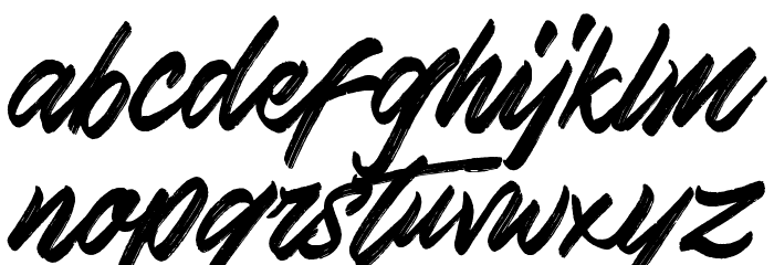 Skywalker Free Demo Font LOWERCASE