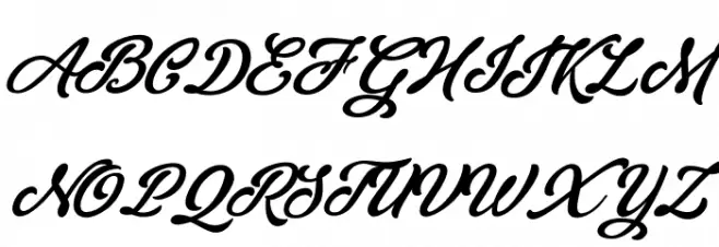 Skywalker Personal Use Font UPPERCASE
