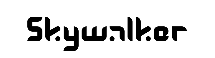 Skywalker  font caratteri gratis
