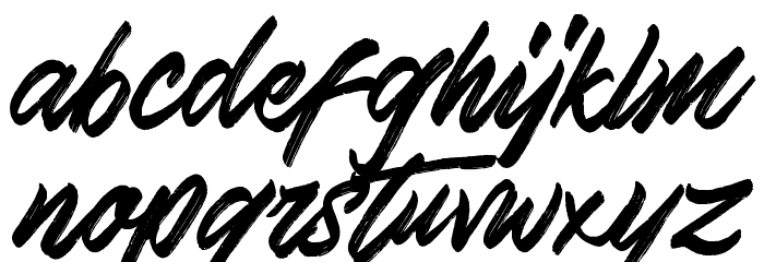 SkywalkerFreeDemo Font LOWERCASE