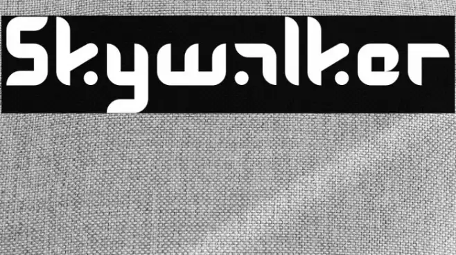 Skywalker Font examples