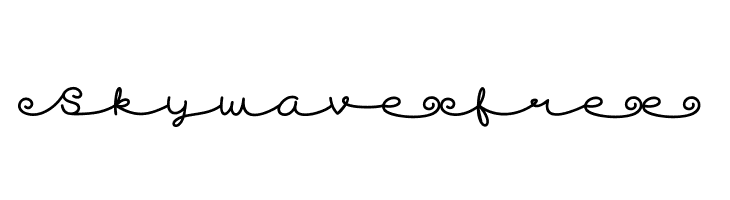 Skywave Free  Free Fonts Download