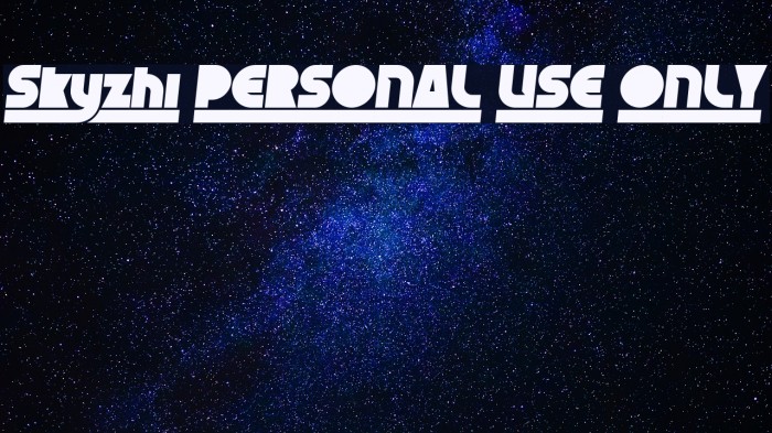 Skyzhi PERSONAL USE ONLY Example 3