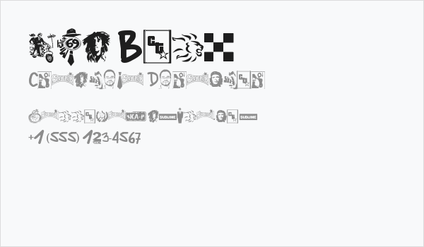 ska Bold Business Card