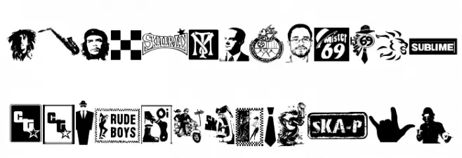 ska Bold Fuentes MINÚSCULAS