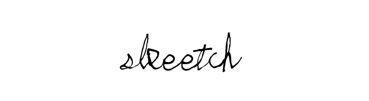 skeetch Font