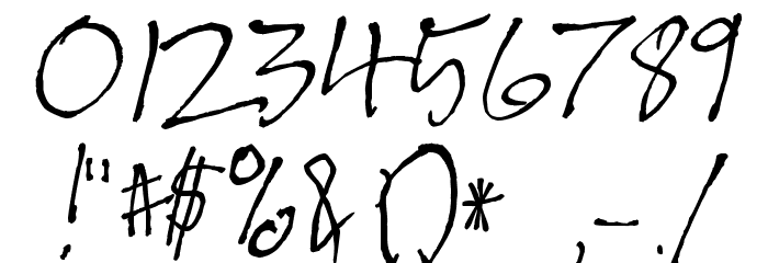 skeetch Font OTHER CHARS