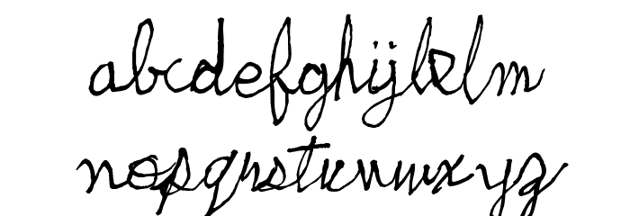 skeetch Font LOWERCASE