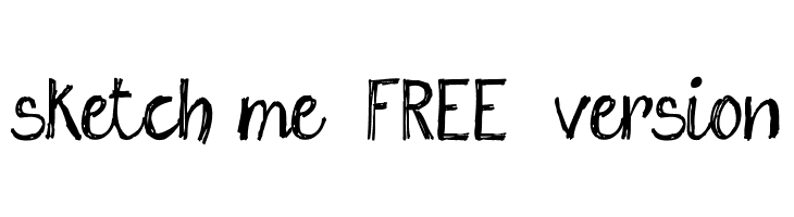 Sketch Mefree Version Font Free Fonts Download