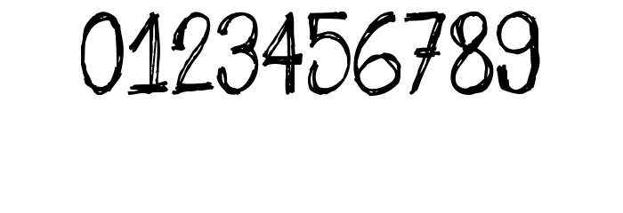 sketch me_FREE-version Font OTHER CHARS