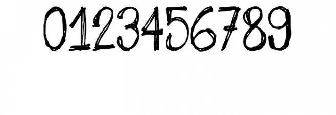 sketch me_FREE-version Font OTHER CHARS