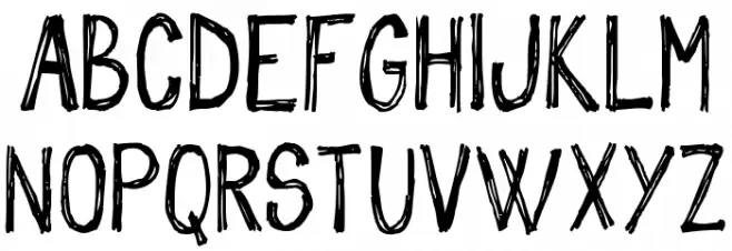 sketch me_FREE-version Fonte MAIÚSCULAS