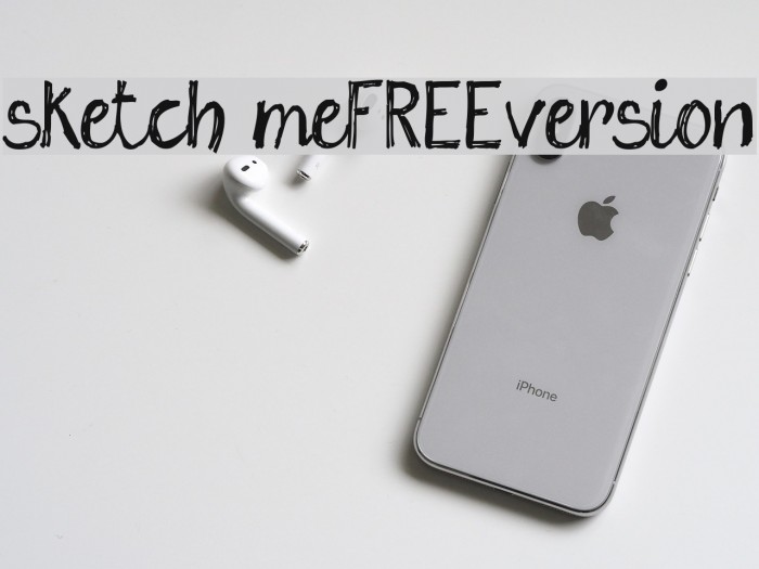 sketch me_FREE-version Font examples