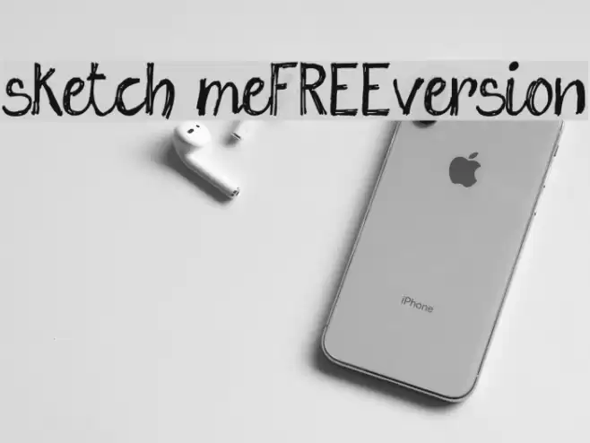 sketch me_FREE-version Font examples