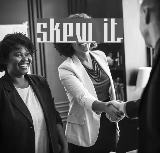 skew it Font examples