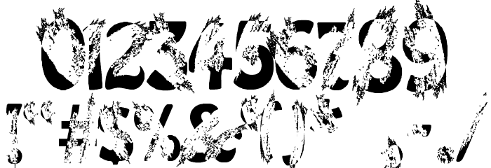 skidmarkz Font OTHER CHARS