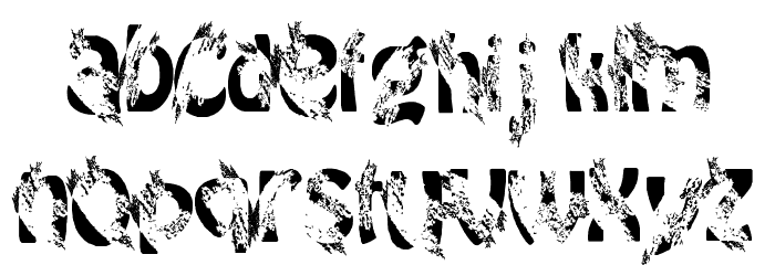 skidmarkz Font LOWERCASE