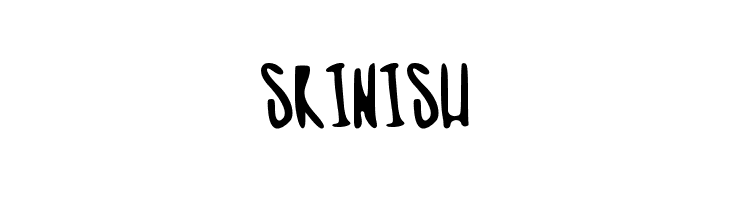 skinish  font caratteri gratis