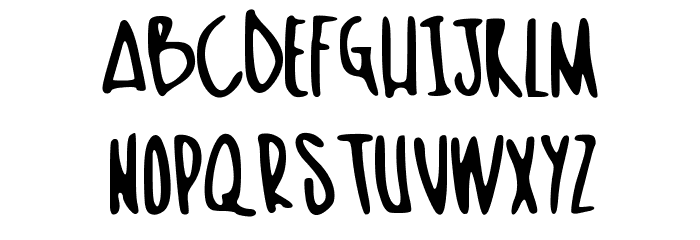 skinish Font LOWERCASE
