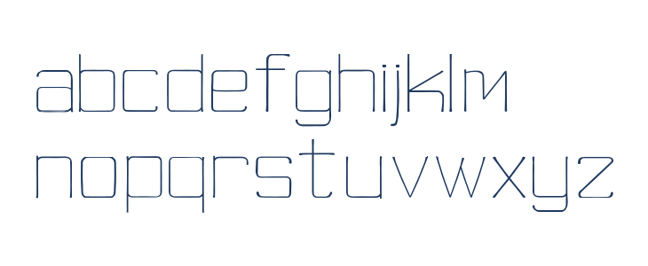 skinny minnieRegular Lowercase