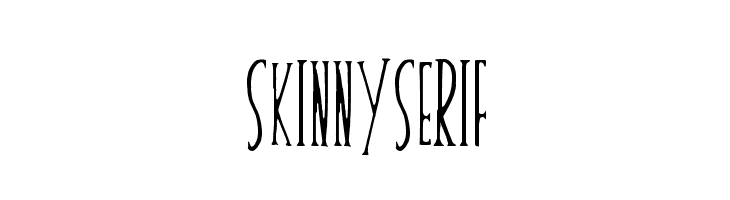 skinnyserif  नि: शुल्क फ़ॉन्ट्स डाउनलोड