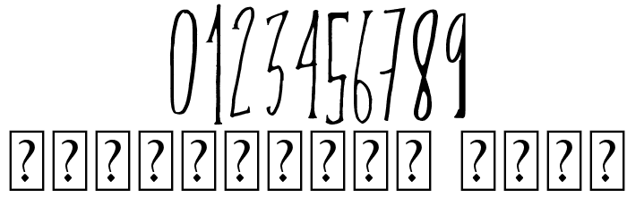 skinnyserif Font OTHER CHARS
