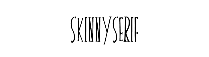 skinnyserif  नि: शुल्क फ़ॉन्ट्स डाउनलोड