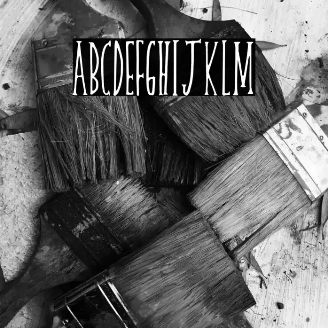 skinnyserif Font examples