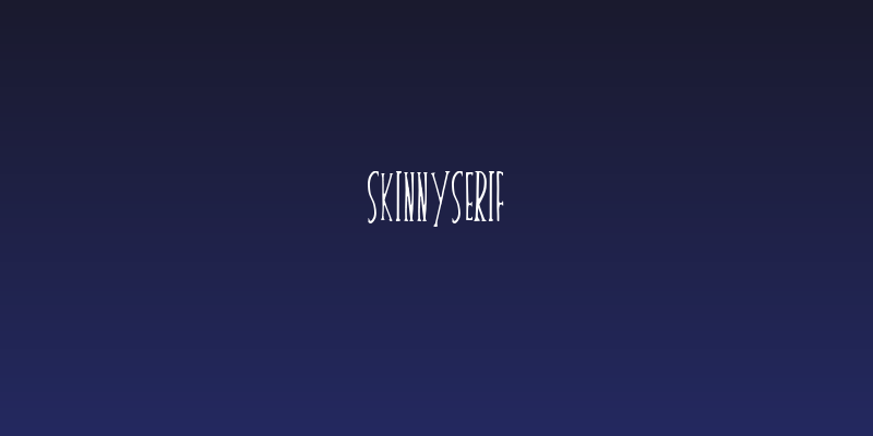 skinnyserif Social Header