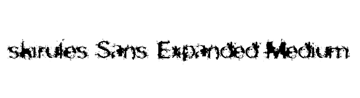 skirules-Sans Expanded Medium  Fuentes Gratis Descargar