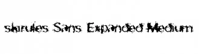 skirules-Sans Expanded Medium  フリーフォントのダウンロード