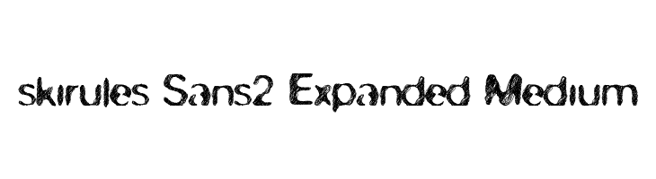 skirules-Sans2 Expanded Medium  フリーフォントのダウンロード
