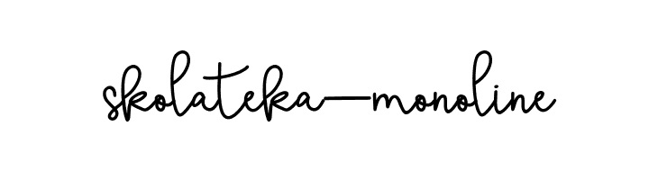 skolateka-monoline  Free Fonts Download