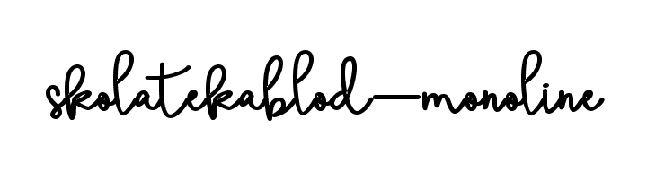 skolatekablod-monoline Fuentes