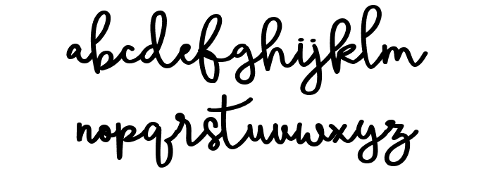 skolatekablod-monoline Font LOWERCASE
