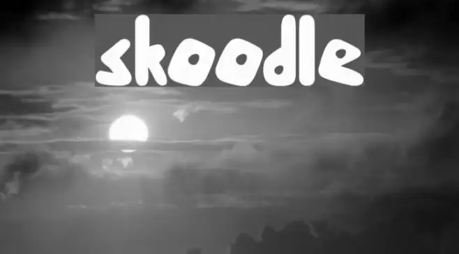 skoodle Font examples