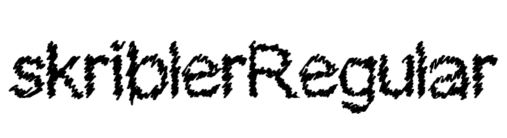 skribler  Regular  baixar fontes gratis