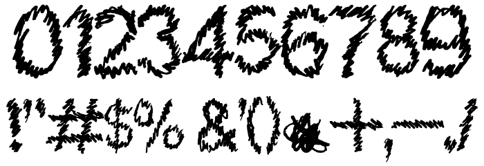 skribler Regular Font OTHER CHARS