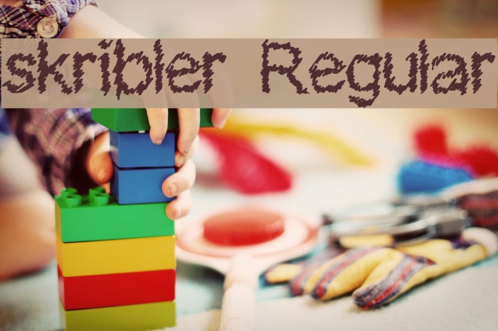 skribler Regular Font examples