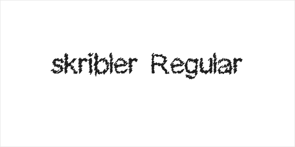 skribler  Regular Logo