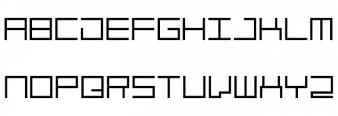 skuare Regular Font UPPERCASE