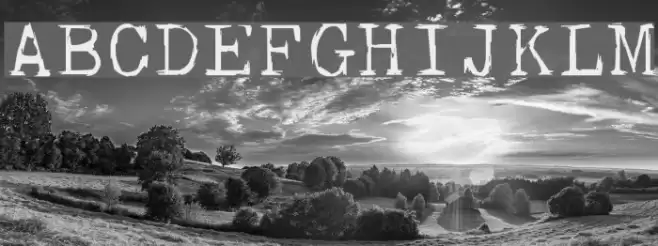 skullTypeWr00 Font examples