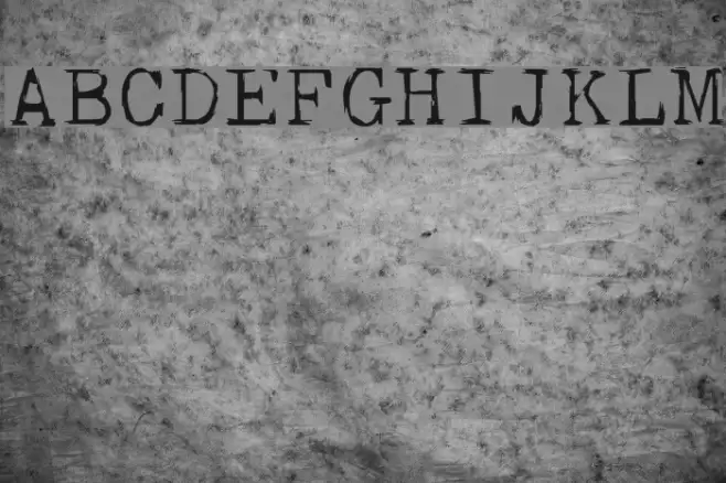 skullTypeWr00 Font examples