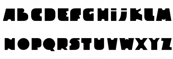 skull_font00 Schriftart Groß