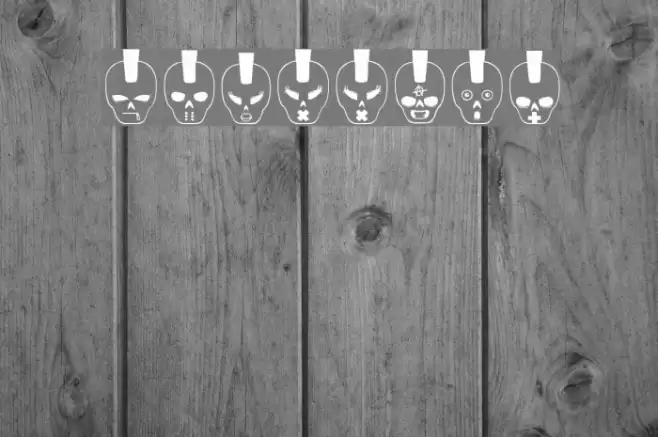 skulldco Font examples