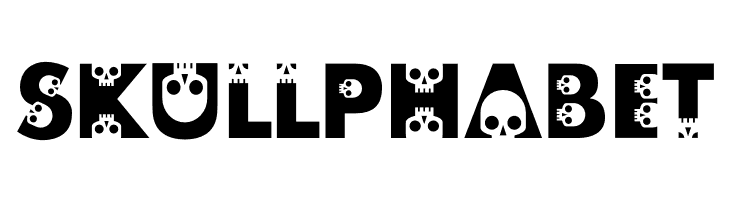 skullphabet  font caratteri gratis