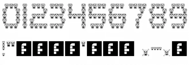 skully Regular Font OTHER CHARS
