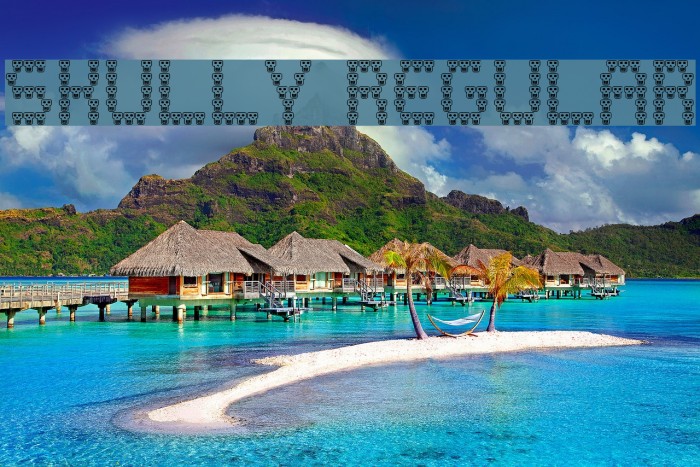 skully Regular Font examples