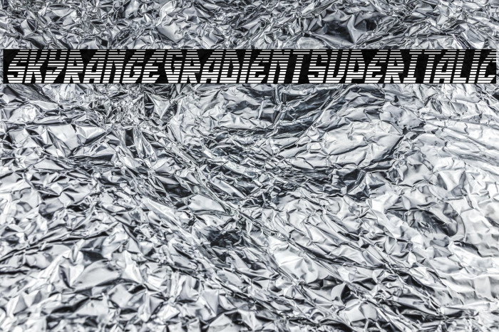 skyrange Gradient Super-Italic Example 2
