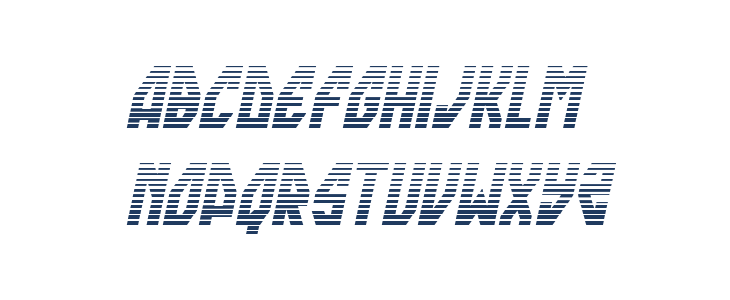 skyrange Gradient Super-Italic Lowercase